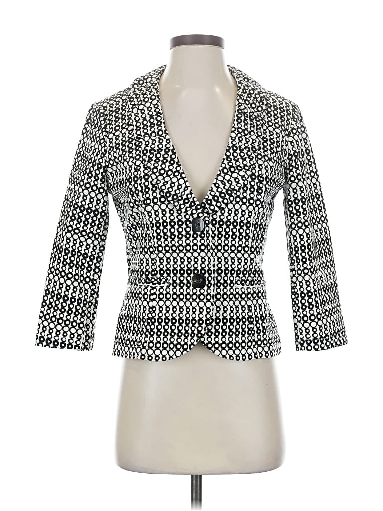 Pre-owned Cabi Blazer Jacket In Gray