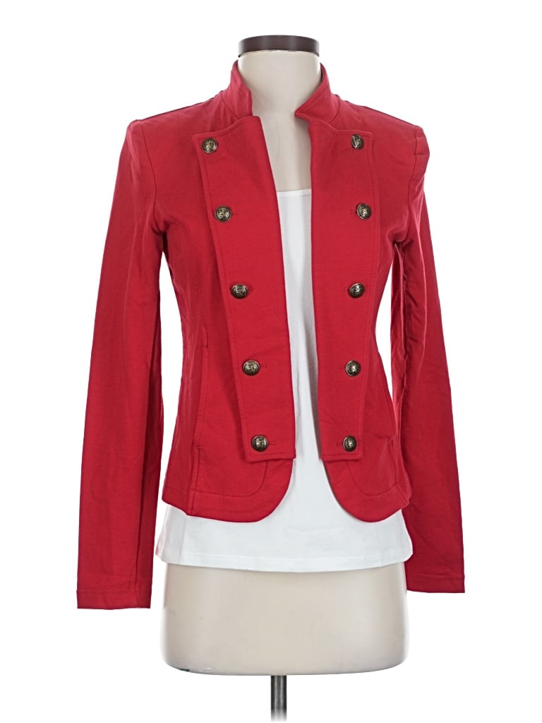 Pre-owned Tommy Hilfiger Blazer Jacket In Red