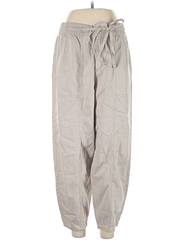 Pre-owned Lou & Grey Casual Pants In Gray