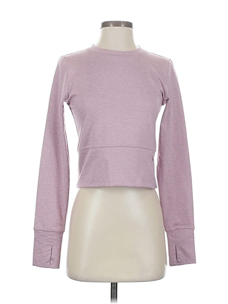 Pre-owned Mondetta Long Sleeve T-shirt In Purple