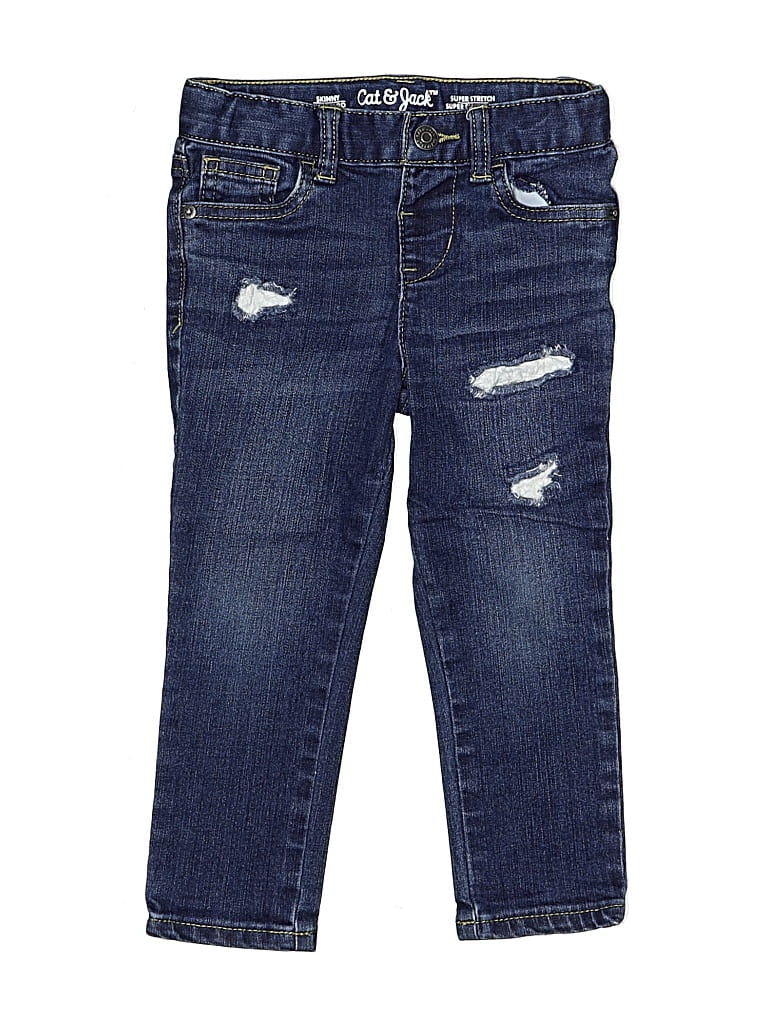 Pre-owned Cat & Jack Kids' Jeans In Blue