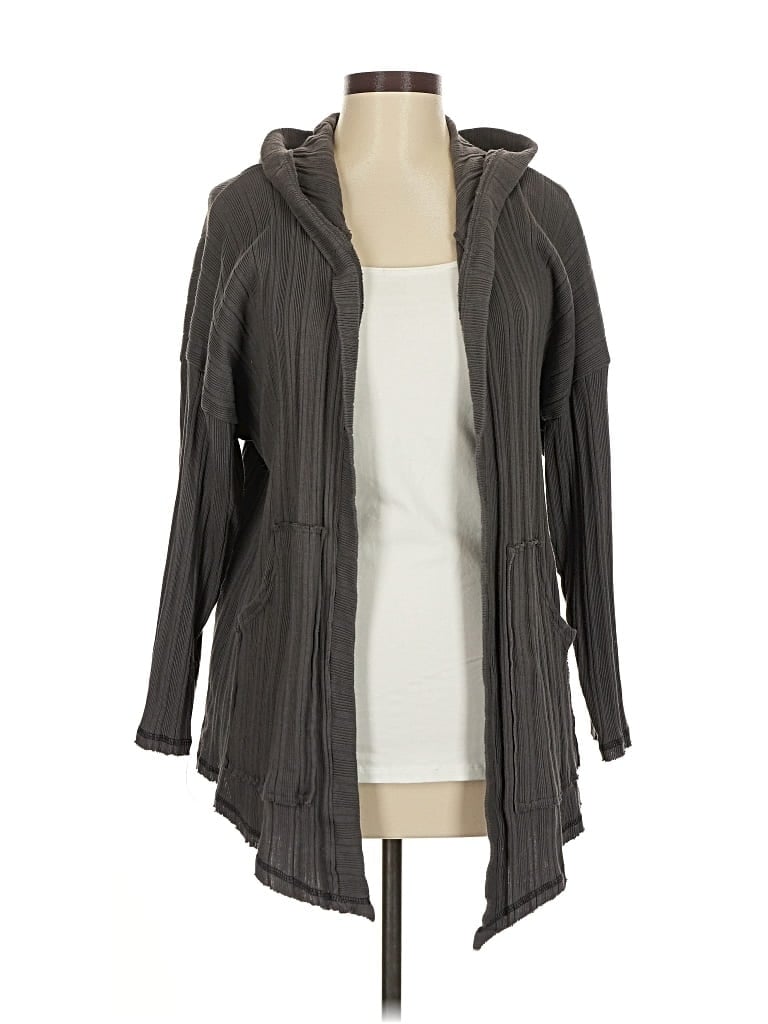 Pre-owned Yak N Yeti Cardigan Sweater In Gray