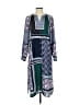 Ann Taylor LOFT 100% Polyester Paisley Blue Casual Dress Size XS - photo 1