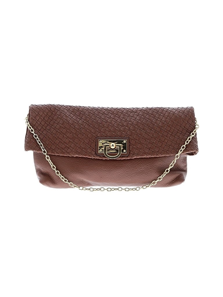 Pre-owned Banana Republic Leather Shoulder Bag In Brown