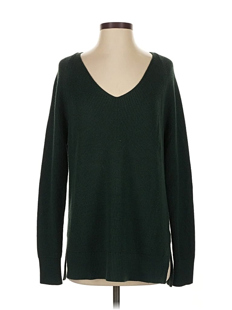 Pre-owned Athleta Pullover Sweater In Green