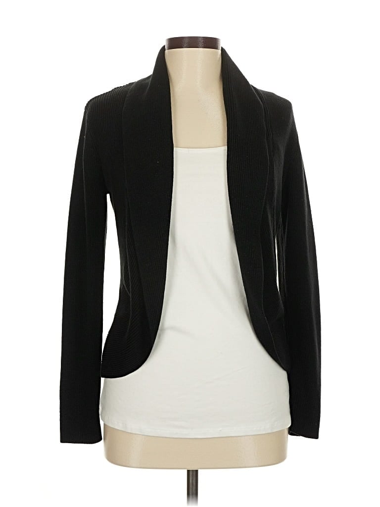 Pre-owned H&m Cardigan Sweater In Black