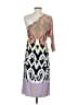 Tibi Graphic Purple Cocktail Dress Size XS - photo 2