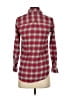 Madewell Plaid Red Burgundy Long Sleeve Button-Down Shirt Size XS - photo 2