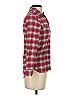Madewell Plaid Red Burgundy Long Sleeve Button-Down Shirt Size XS - photo 4