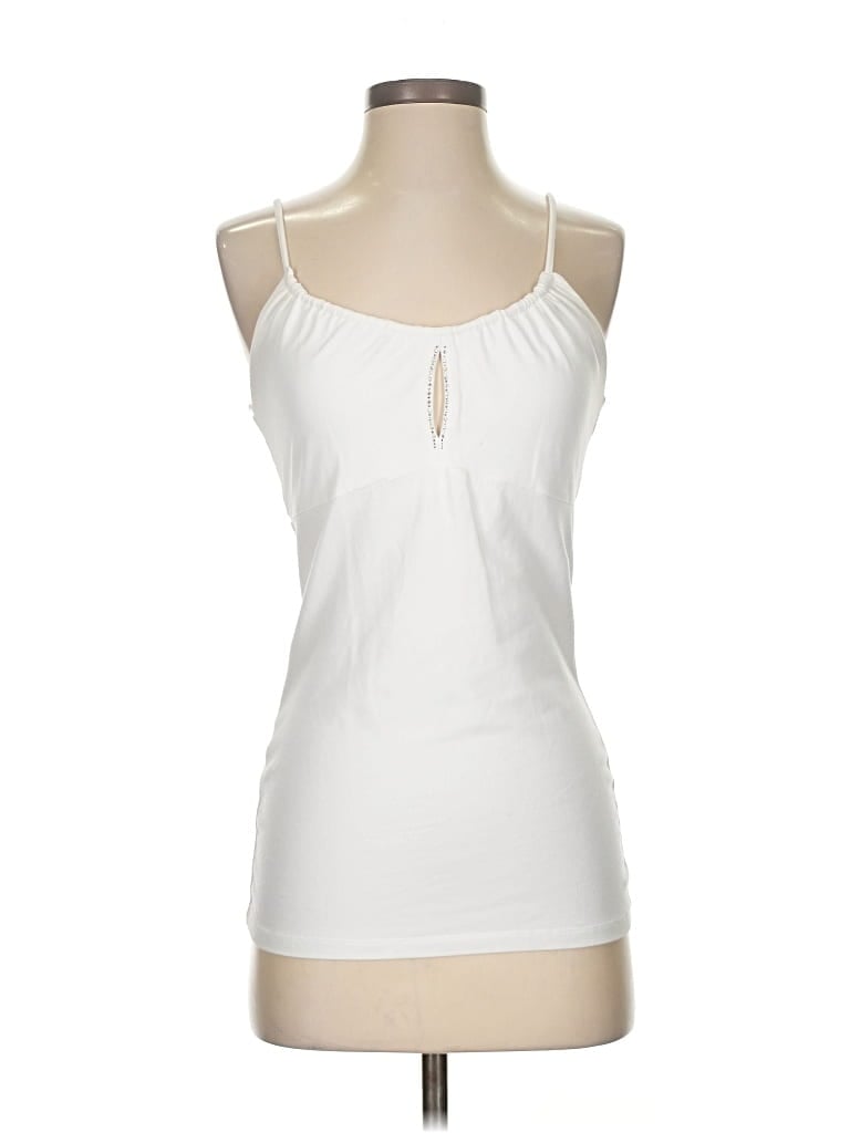 Pre-owned Express Tank Top White Halter Neckline Tops