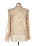 Joe's Jeans 100% Polyester Ivory Long Sleeve Blouse Size L - photo 1