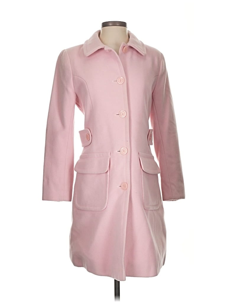 Pre-owned Moda International Coat In Pink