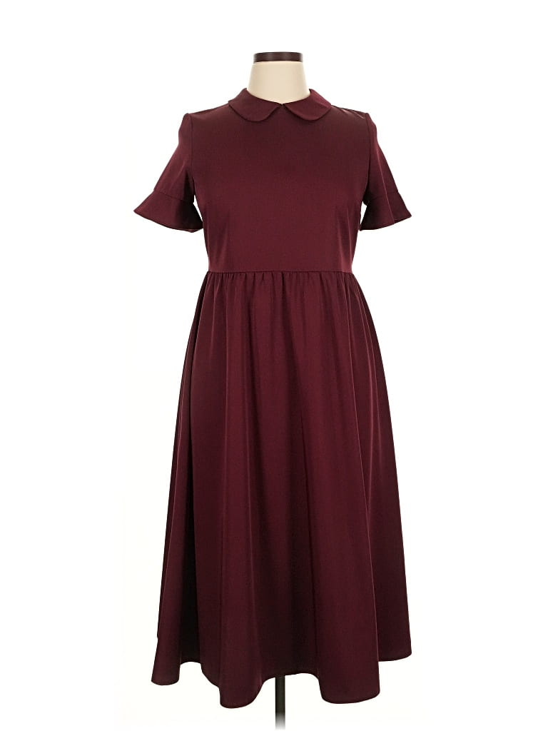 Pre-owned Arnette Casual Dress In Burgundy