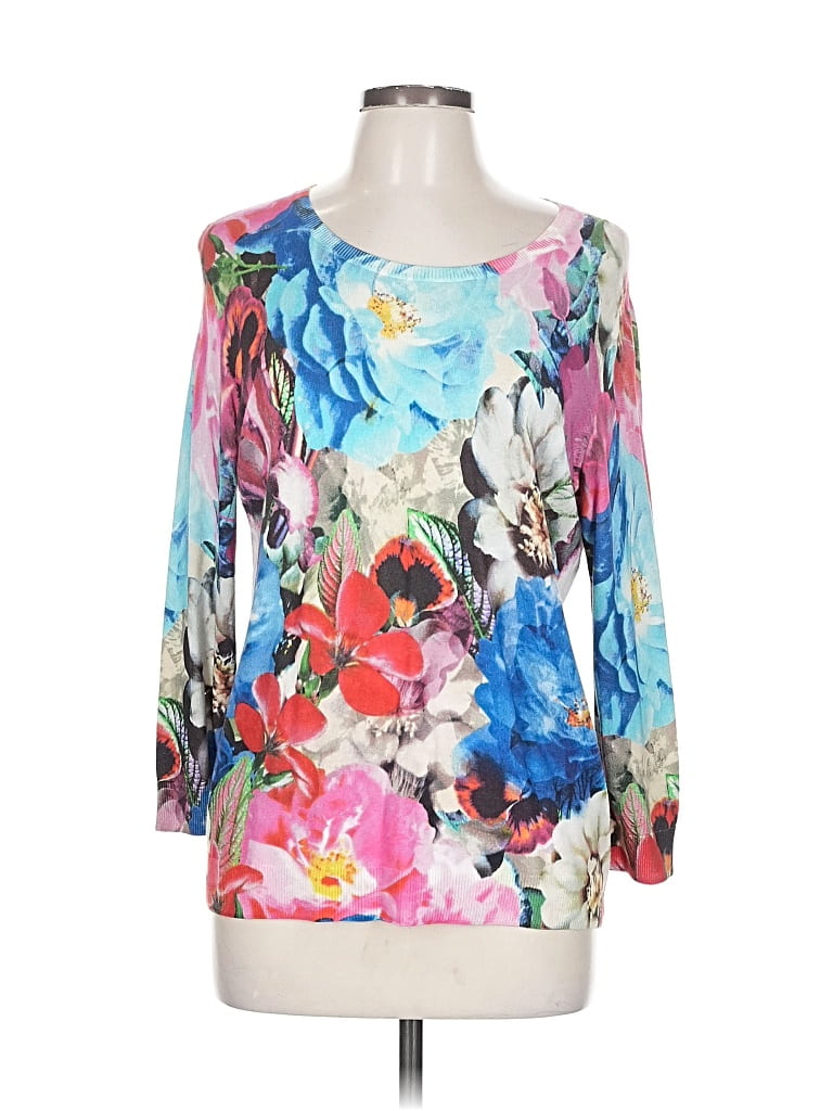 Pre-owned Talbots Pullover Sweater In Blue