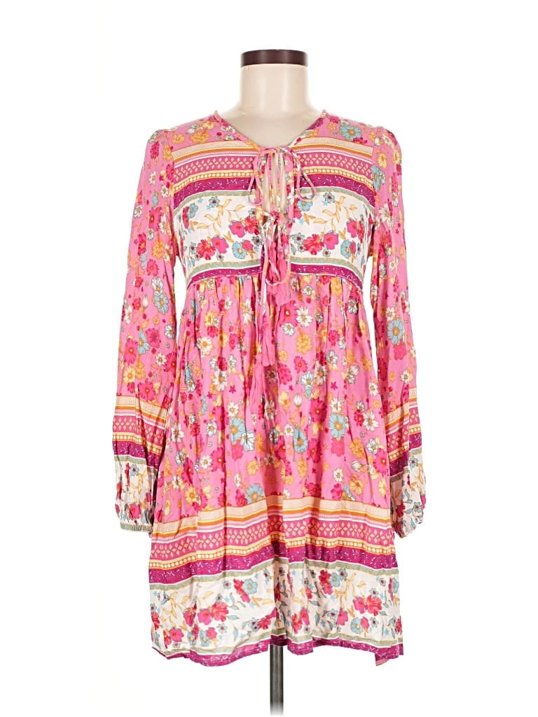 Pre-owned R. Vivimos Casual Dress In Pink