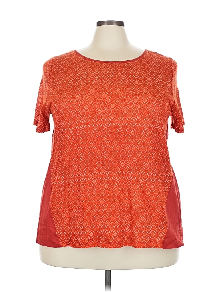 Pre-owned Polo Ralph Lauren Short Sleeve T-shirt In Orange