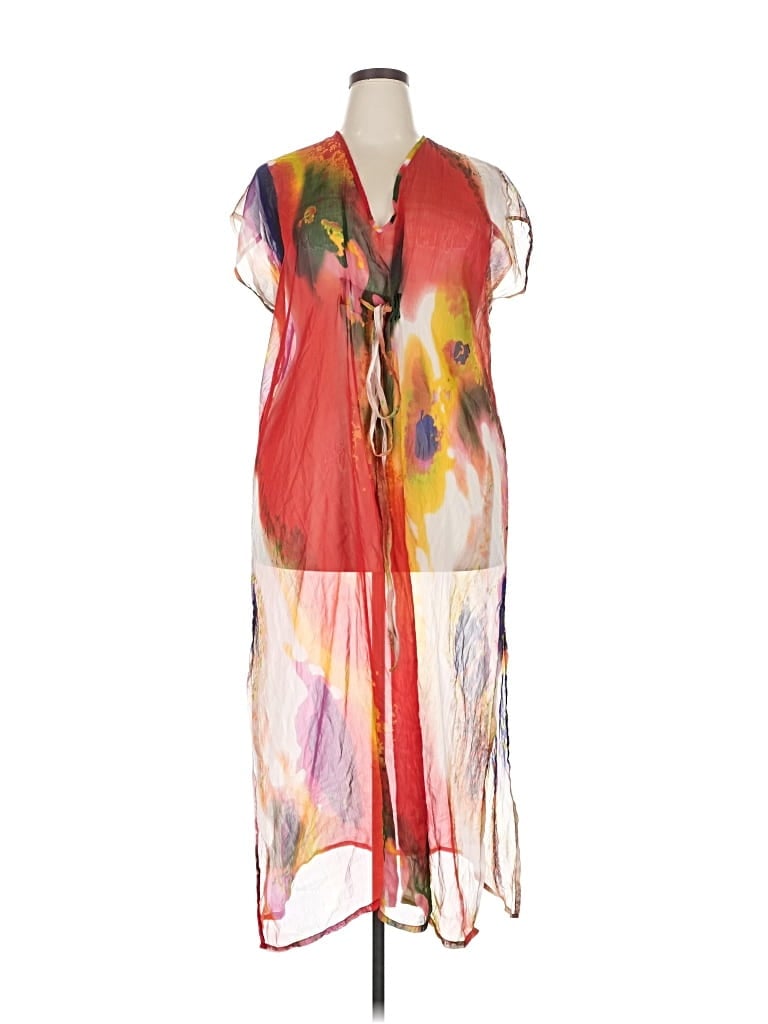 Pre-owned Michael Stars Kimono In Red