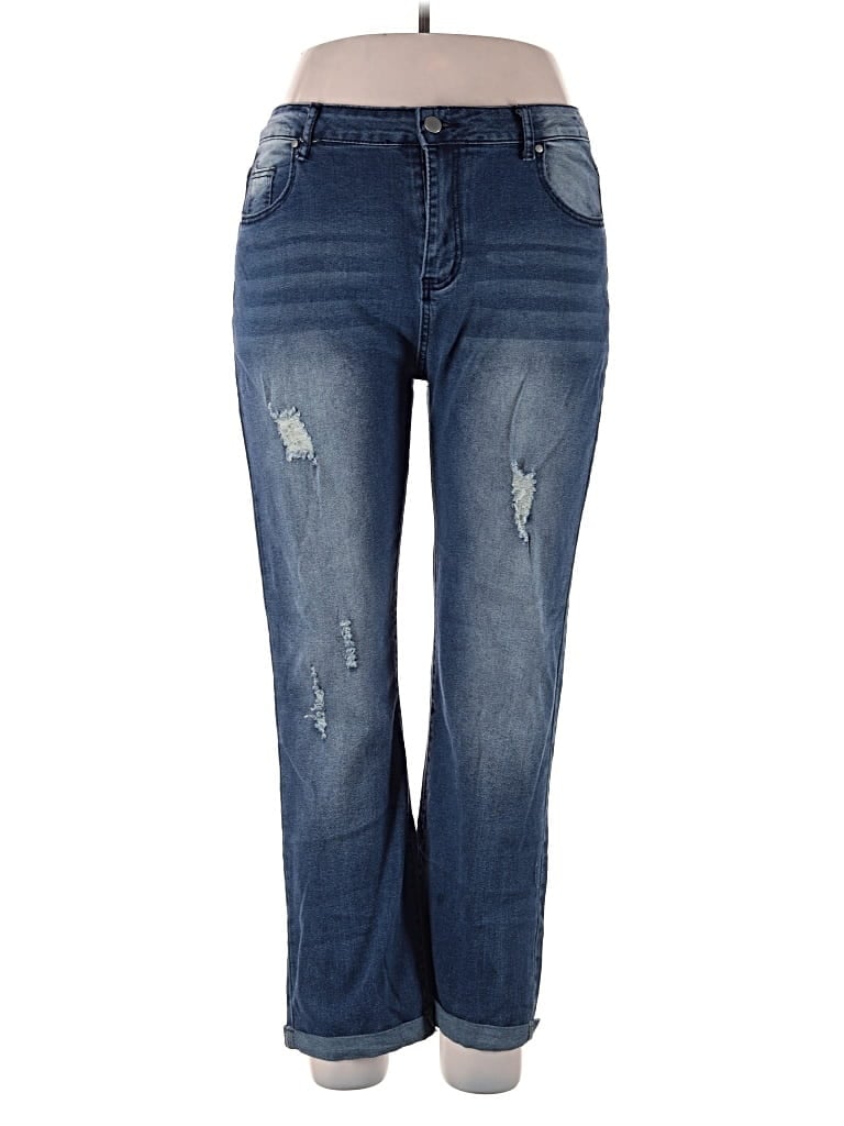 Pre-owned Unbranded Jeans In Blue