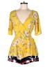 Trixxi Floral Yellow Romper Size S - photo 1