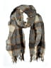 Unbranded Plaid Gray Orange Scarf One size - photo 1