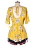 Trixxi Floral Yellow Romper Size S - photo 2