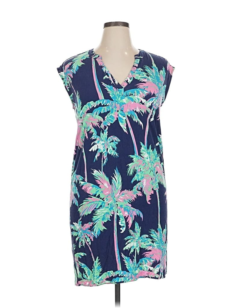 Pre-owned Tori Richard Casual Dress In Blue