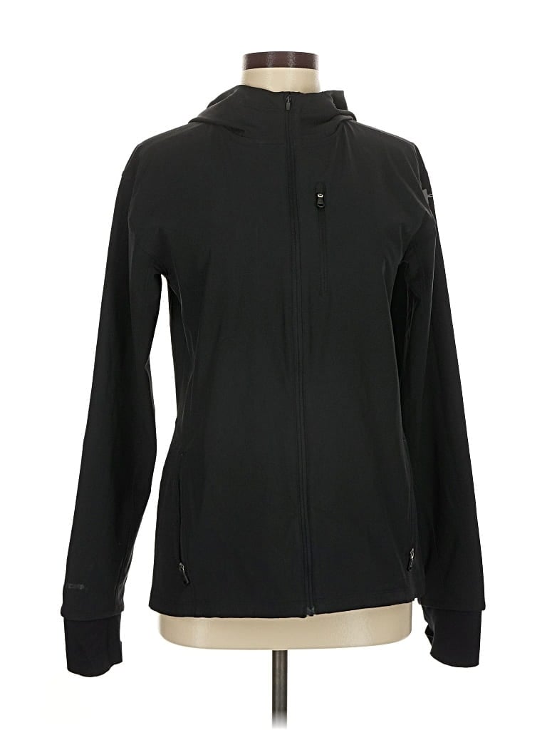 Pre-owned Under Armour Zip Up Hoodie In Black