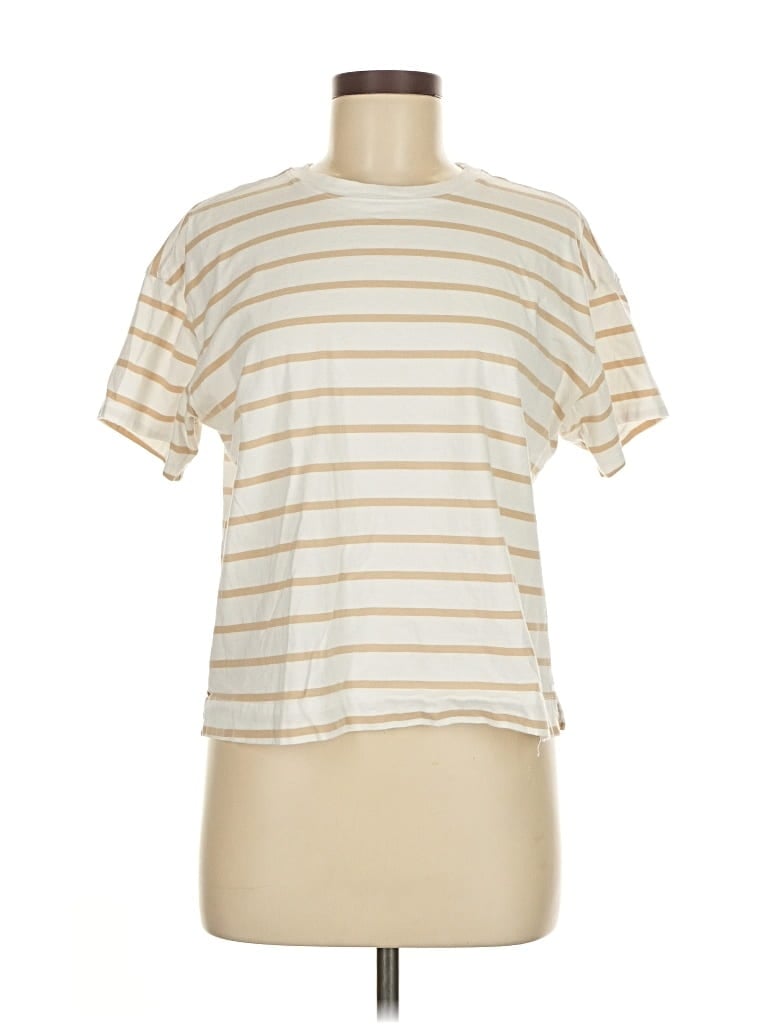 Pre-owned Old Navy Short Sleeve T-shirt In White