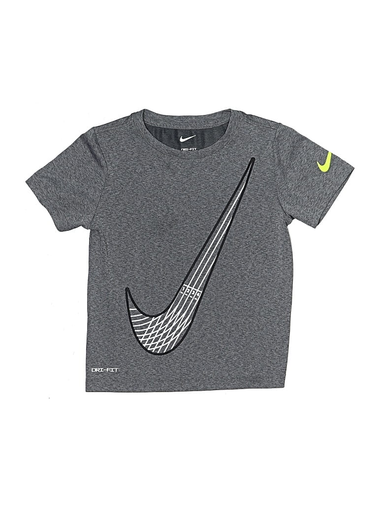 Pre-owned Nike Kids' Short Sleeve T-shirt In Gray