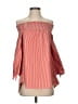 Chico's Stripes Red 3/4 Sleeve Blouse Size Sm (0) - photo 1