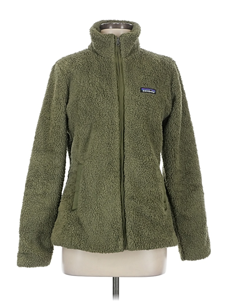 Pre-owned Patagonia Fleece Jacket In Green