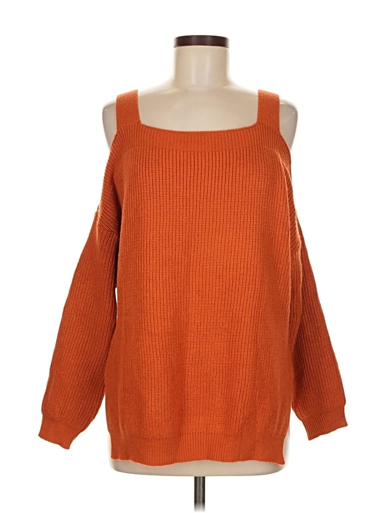 Pre-owned Unbranded Sweater Vest In Orange