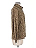 Silk Studio by Claude Bennett 100% Polyester Paisley Brown Long Sleeve Blouse Size 8 - photo 4