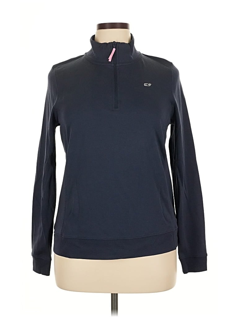 Pre-owned Vineyard Vines Fleece Jacket In Blue