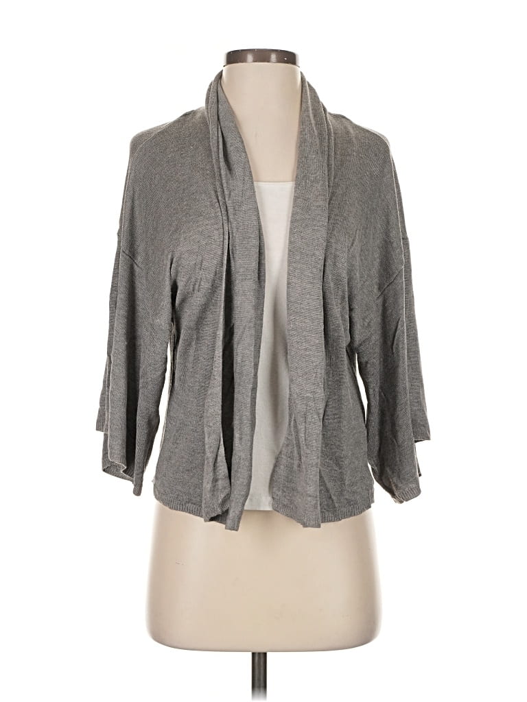 Pre-owned H&m Cardigan Sweater In Gray