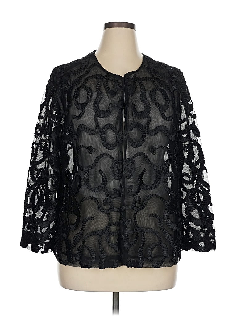 Pre-owned Chico's Jacket In Black