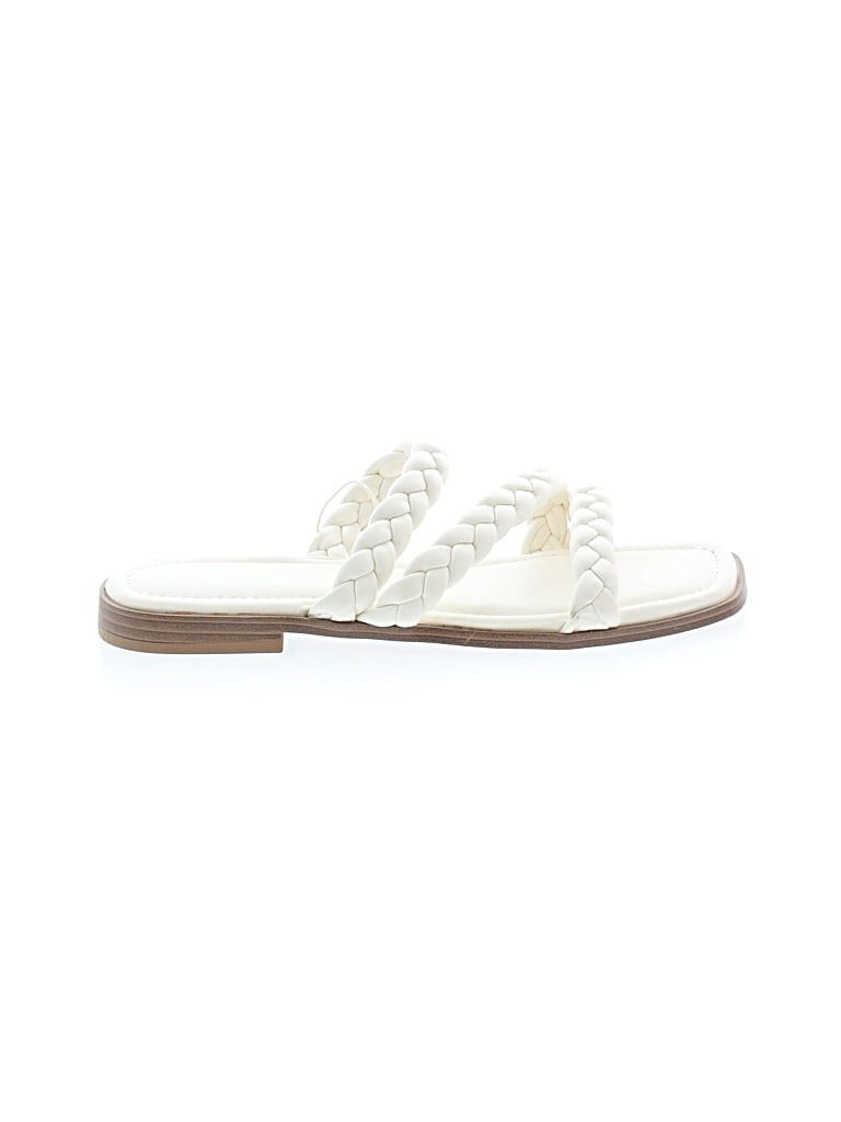 Pre-owned Sincerely Jules Sandals In White