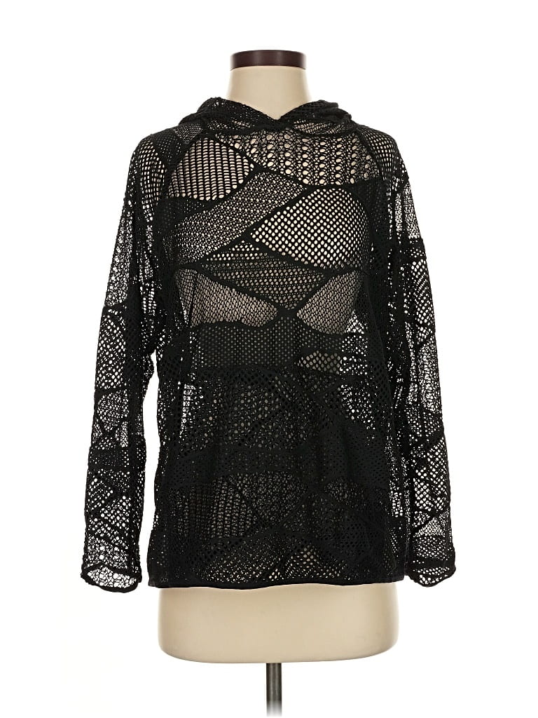 Pre-owned Alala Long Sleeve Blouse In Black