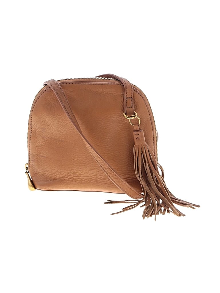 Pre-owned Hobo The Original Hobo Bag The Original Leather Crossbody Bag In Orange