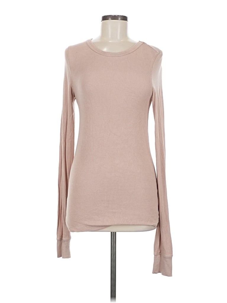 Pre-owned Thread & Supply Long Sleeve T-shirt In Brown