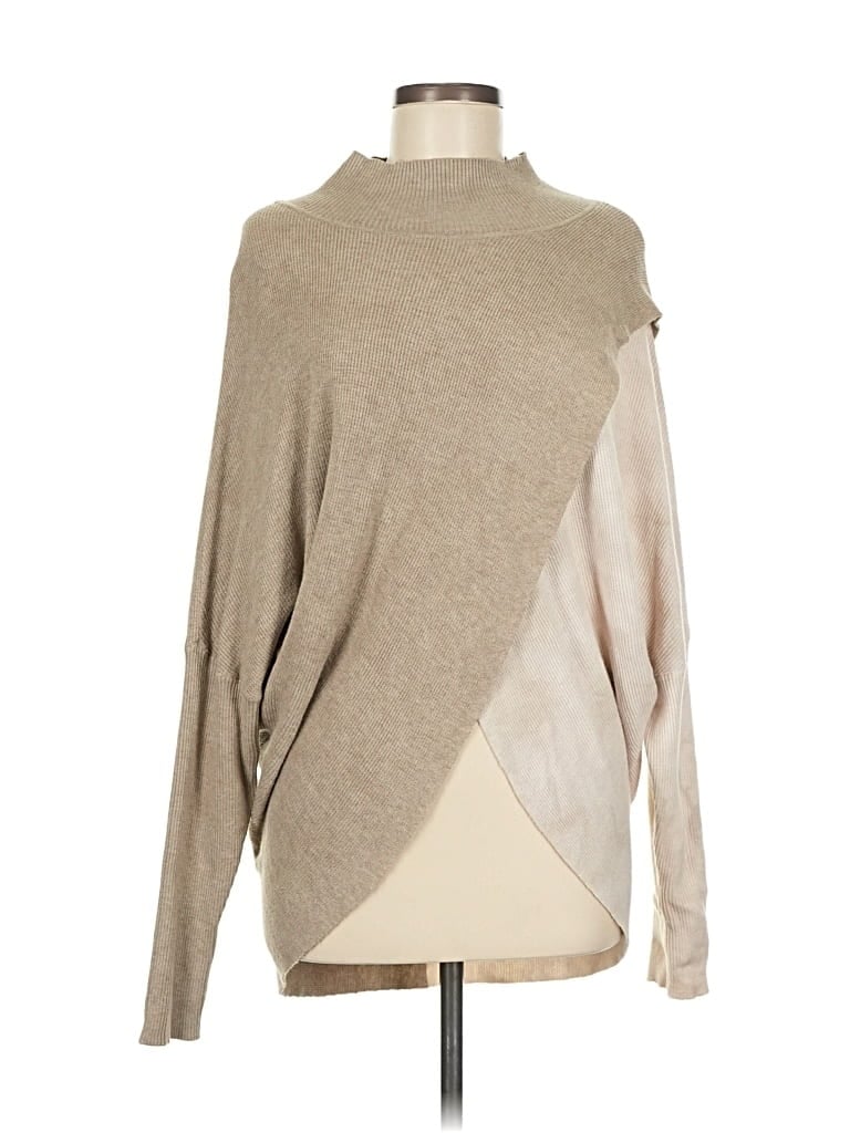 Pre-owned Elan Turtleneck Sweater In Brown