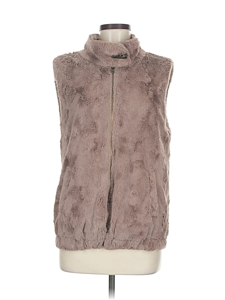 SANCTUARY Pre-owned Faux Fur Vest In Gray