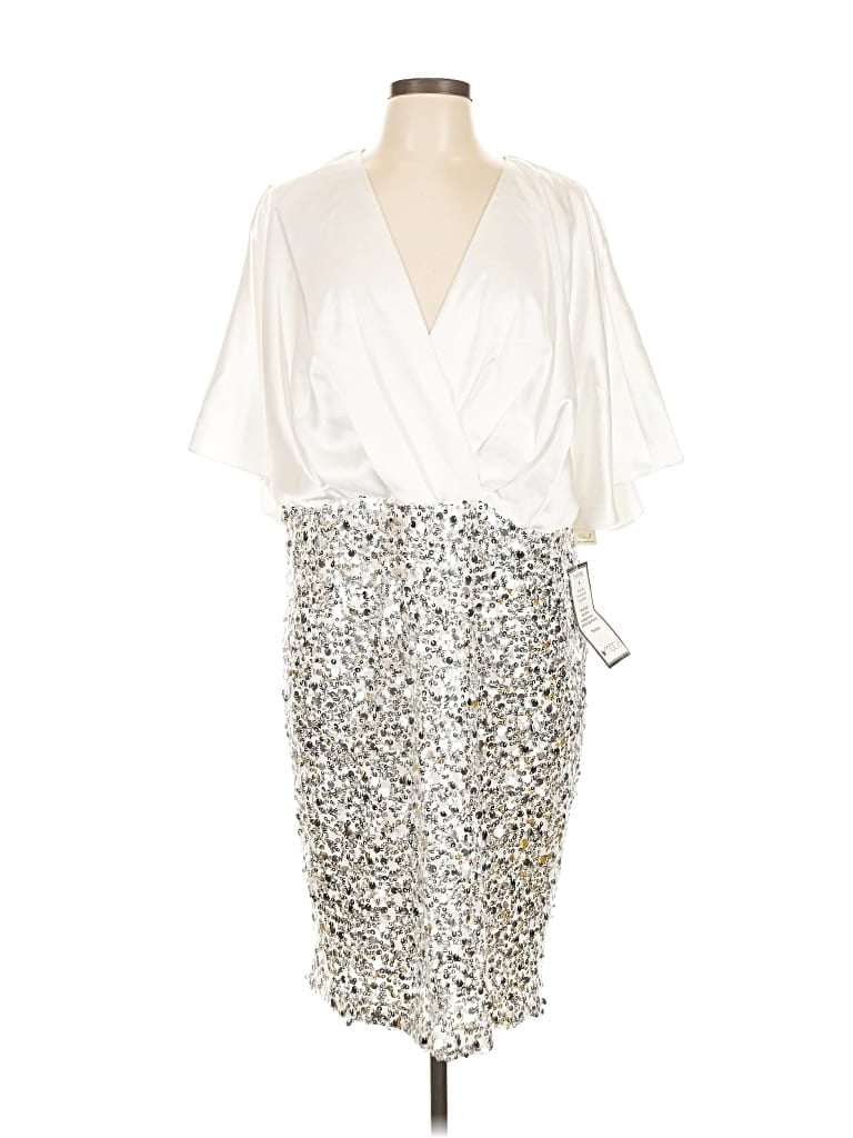 Eliza J Cocktail Dress In Silver