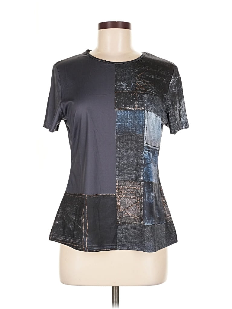 Stylewe Short Sleeve T-shirt In Gray