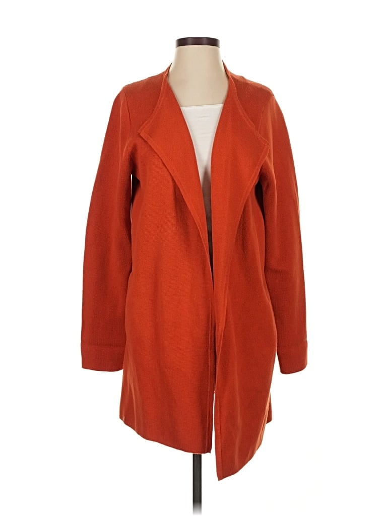 Pre-owned J.crew Factory Store Cardigan Sweater In Orange