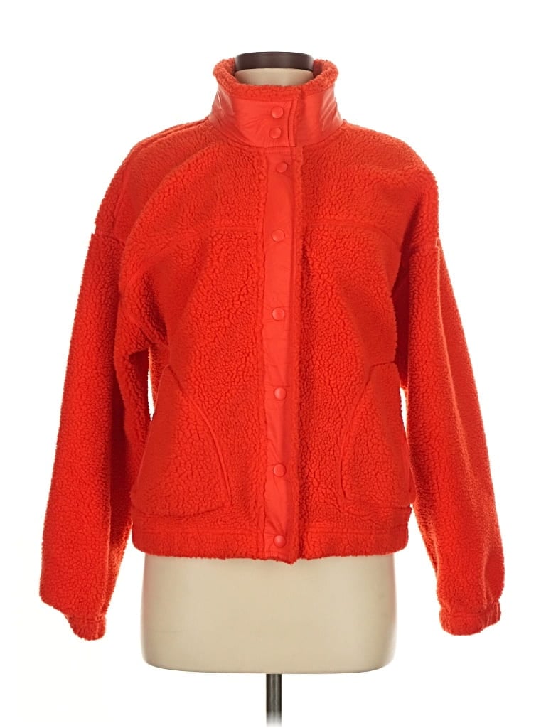 Pre-owned Active By Old Navy Fleece Jacket In Red