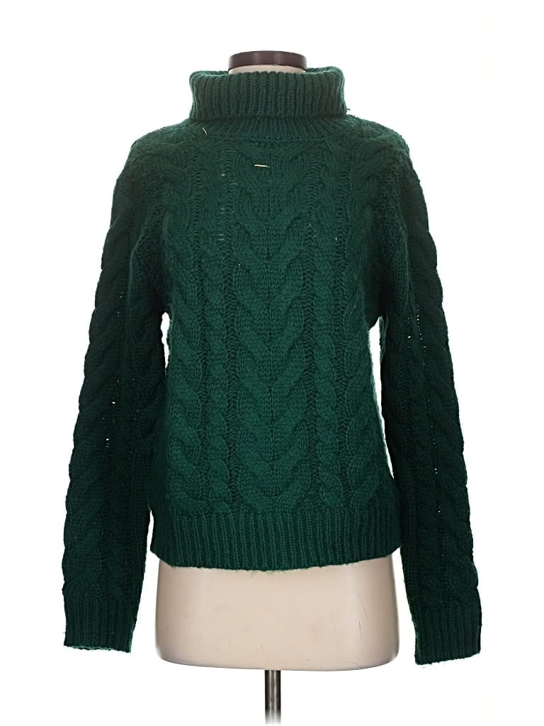 Pre-owned Harper Heritage Turtleneck Sweater In Green
