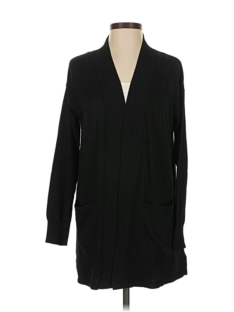 Pre-owned Gloria Vanderbilt Cardigan Sweater In Black
