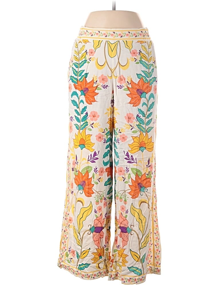 Pre-owned Rose + Olive Casual Pants In White