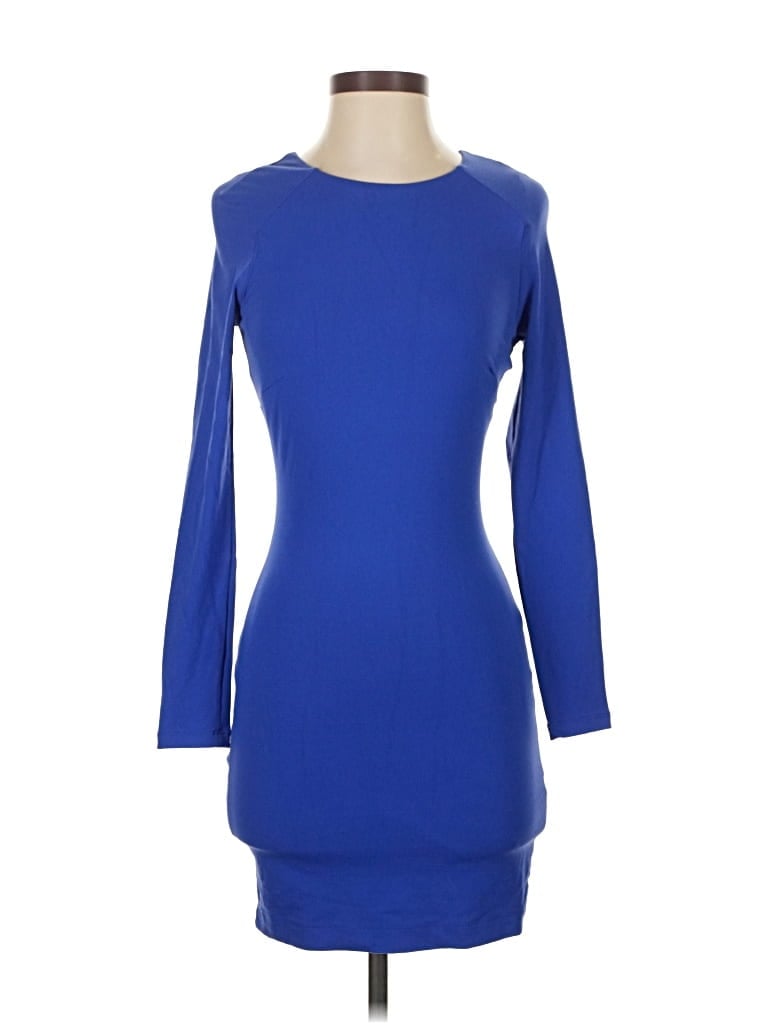 Pre-owned Bebe Cocktail Dress In Blue